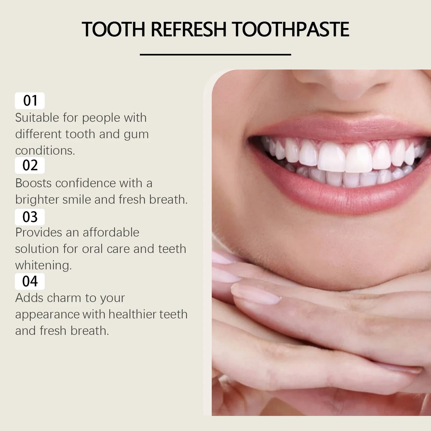 Oralhoe Whitening Toothpaste – Stain Removal & Mint Fresh