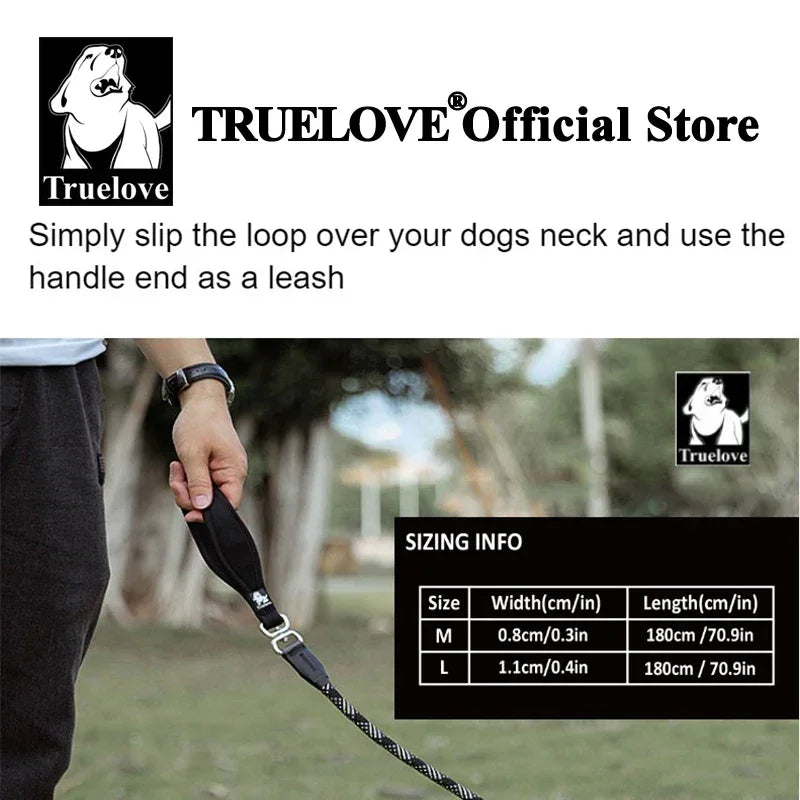 Truelove Slip Lead Training Leash for Dogs – TLL2575 Peaceful Pleasures Health and Wellness