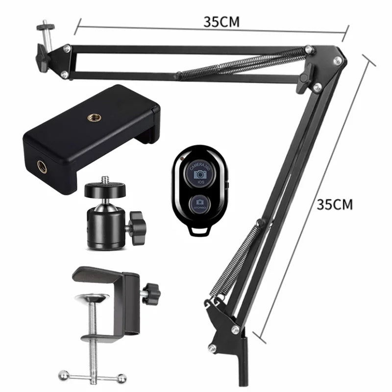 VeFly Flexible Arm Phone Tripod Stand | 360° Rotation Desk Mount
