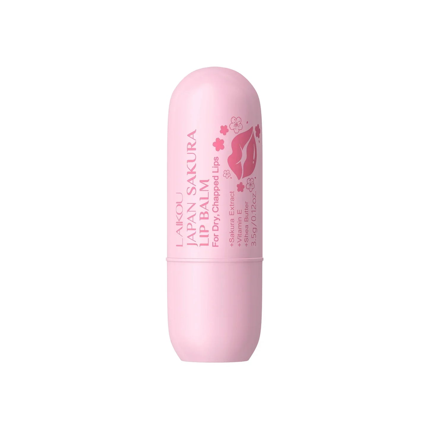 LAIKOU Sakura Lip Balm – Hydrating & Nourishing 3.5g Peaceful Pleasures Health and Wellness Sakura lipstick