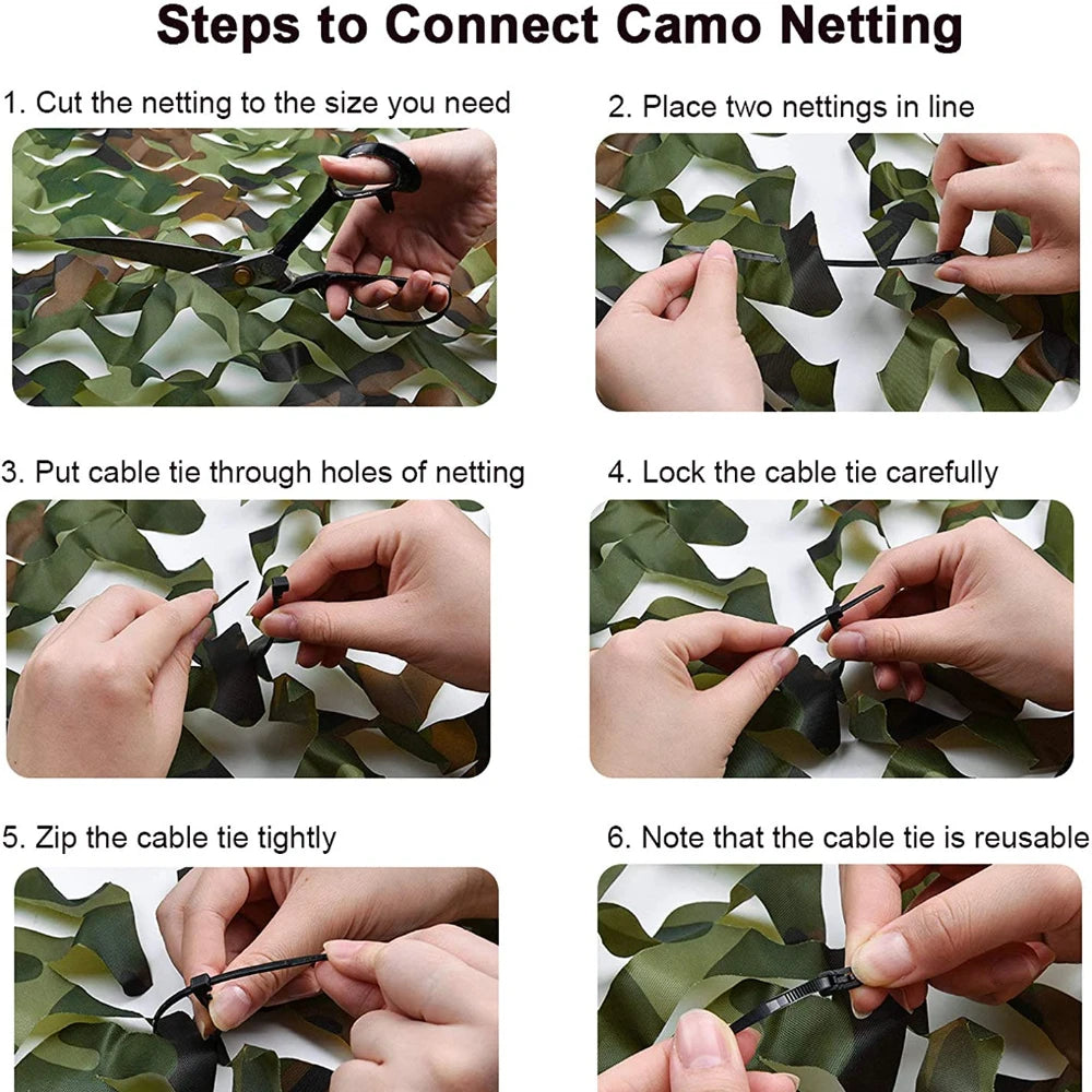 Camouflage Mesh Net – Hunting, Camping & Party Shade Sail