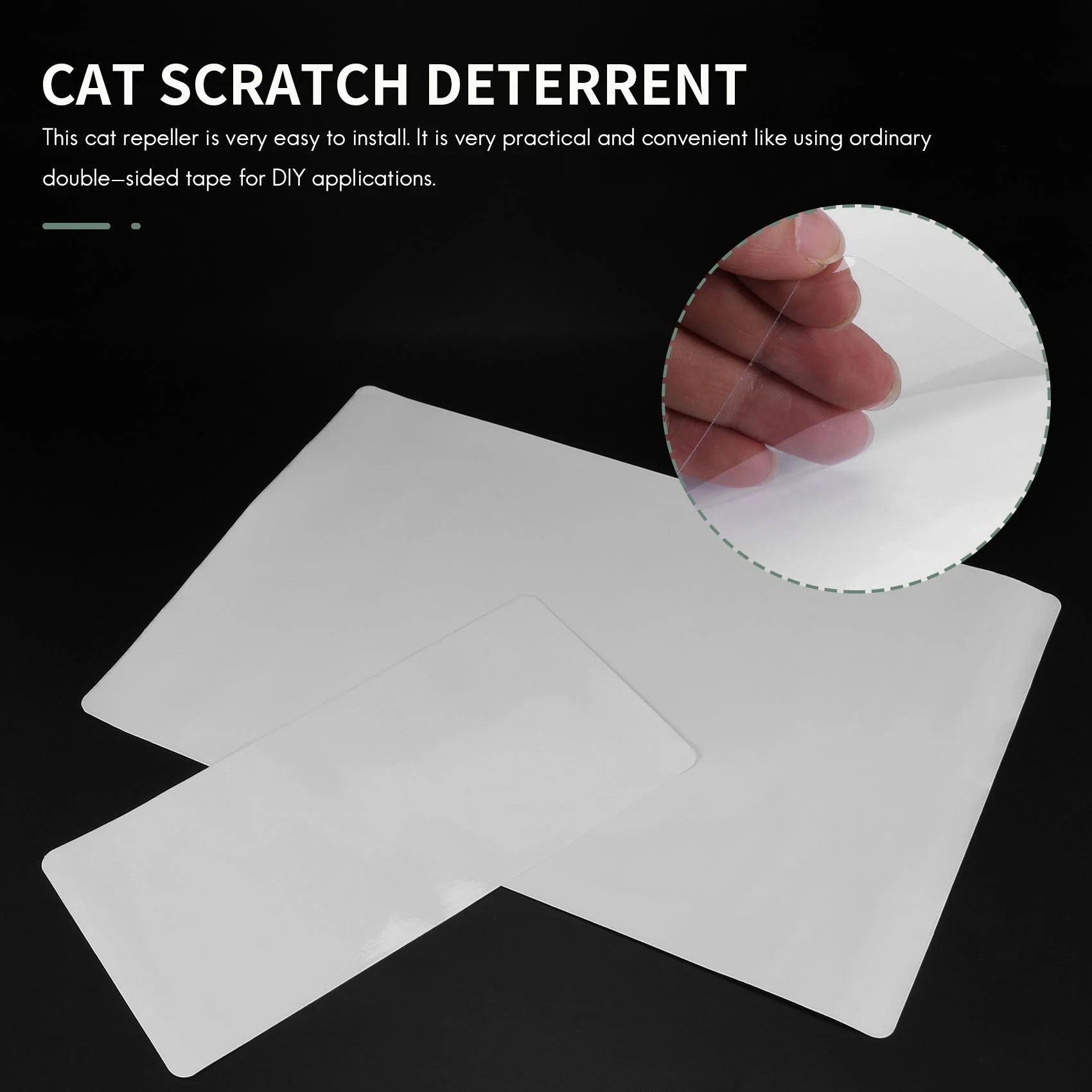 A36T-10Pack Cat Scratcher, Cat Scratch Deterrent Tape, Cat Repellent For Furniture, Cat Couch Protector, Cat Scratching Pad Peaceful Pleasures Health and Wellness