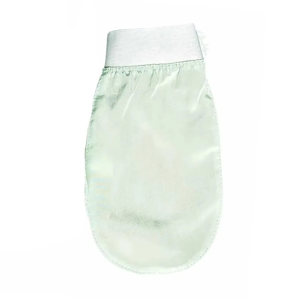 Silk Exfoliating Face Wash Face Wash Soft Bathing Bath Body Scrub Alternative Scrub Shower Gloves Skin Bath Scrub Peaceful Pleasures Health and Wellness Green