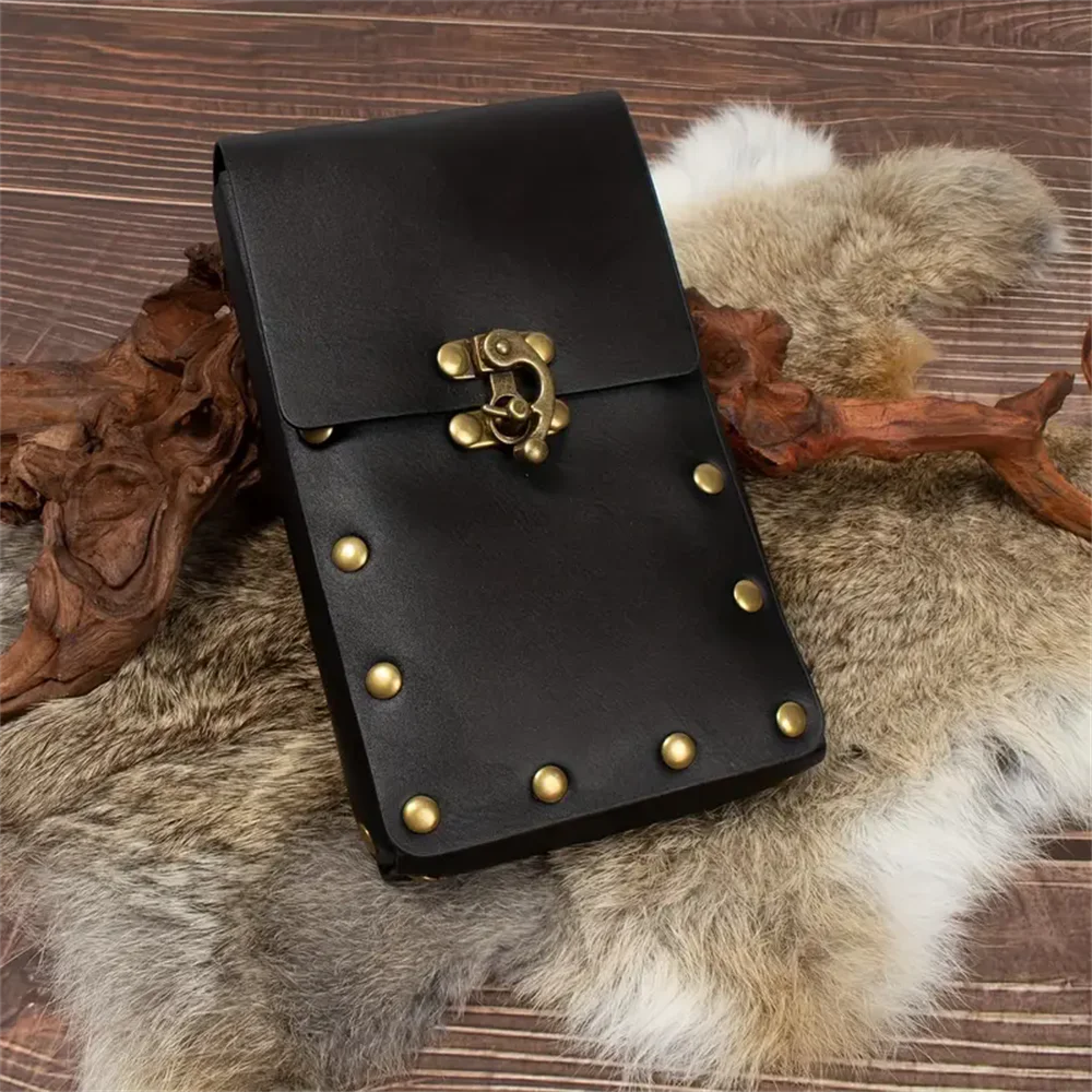 Cosplay Medieval Retro Belt Renaissance Copper Coin Waist Bag Viking