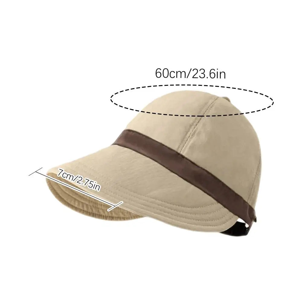 Wide Brim UV Sun Hat for Women – Adjustable Summer Visor Cap