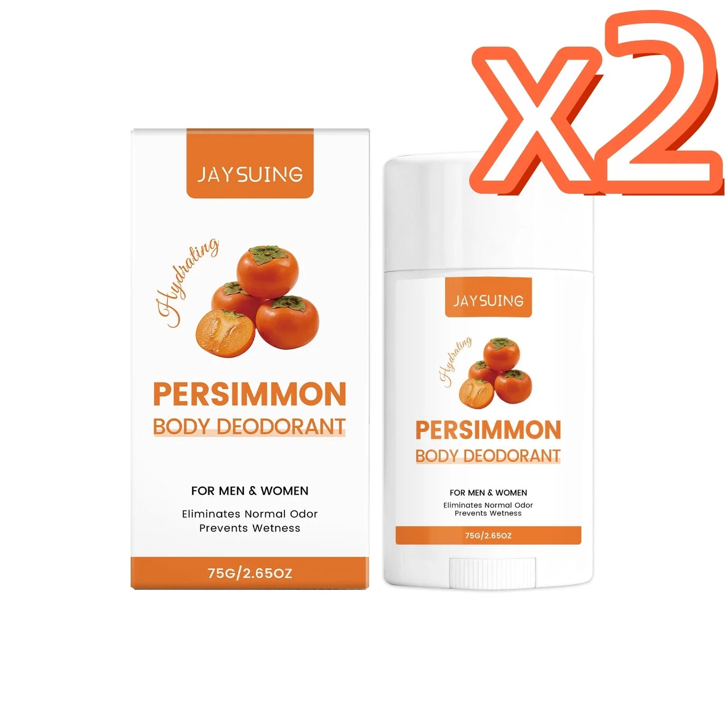 Persimmon Scent Deodorant Stick – Unisex Antiperspirant 75g