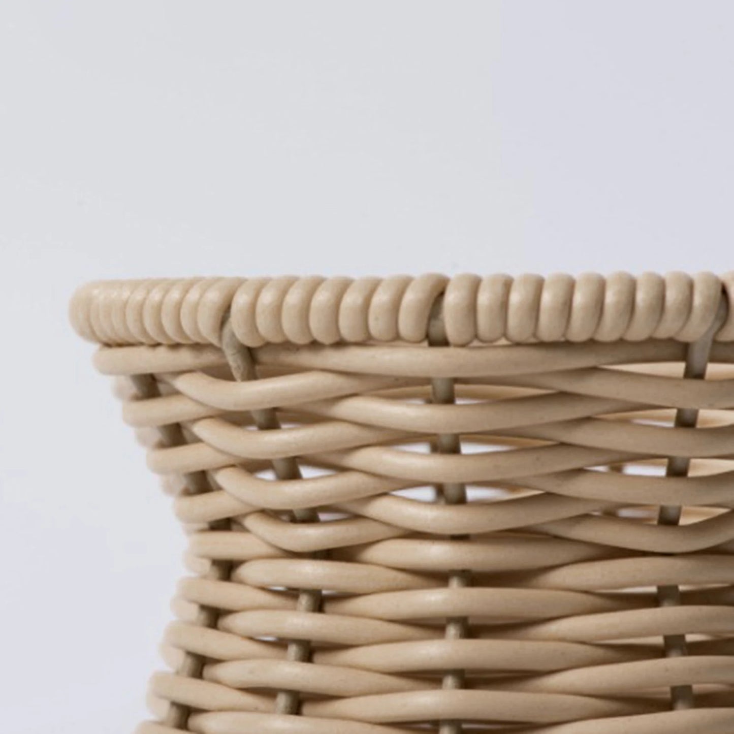 Handwoven Rattan Vase – Boho Farmhouse Décor | Pampas Grass