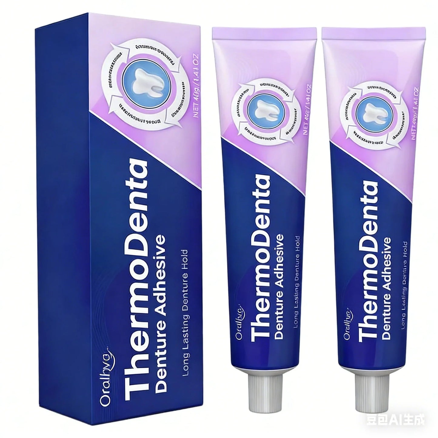 Zinc-Free Denture Fixation Adhesive – Up to 4-Day Secure Hold