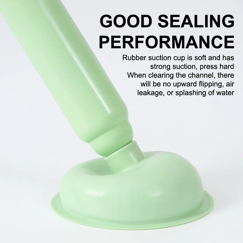 Toilet Plunger,Powerful High-pressure Drain Plunger Suction Cups,Toilet Unblocker Vacuum Plunger,Unblocker Suitable For Toilet Peaceful Pleasures Health and Wellness