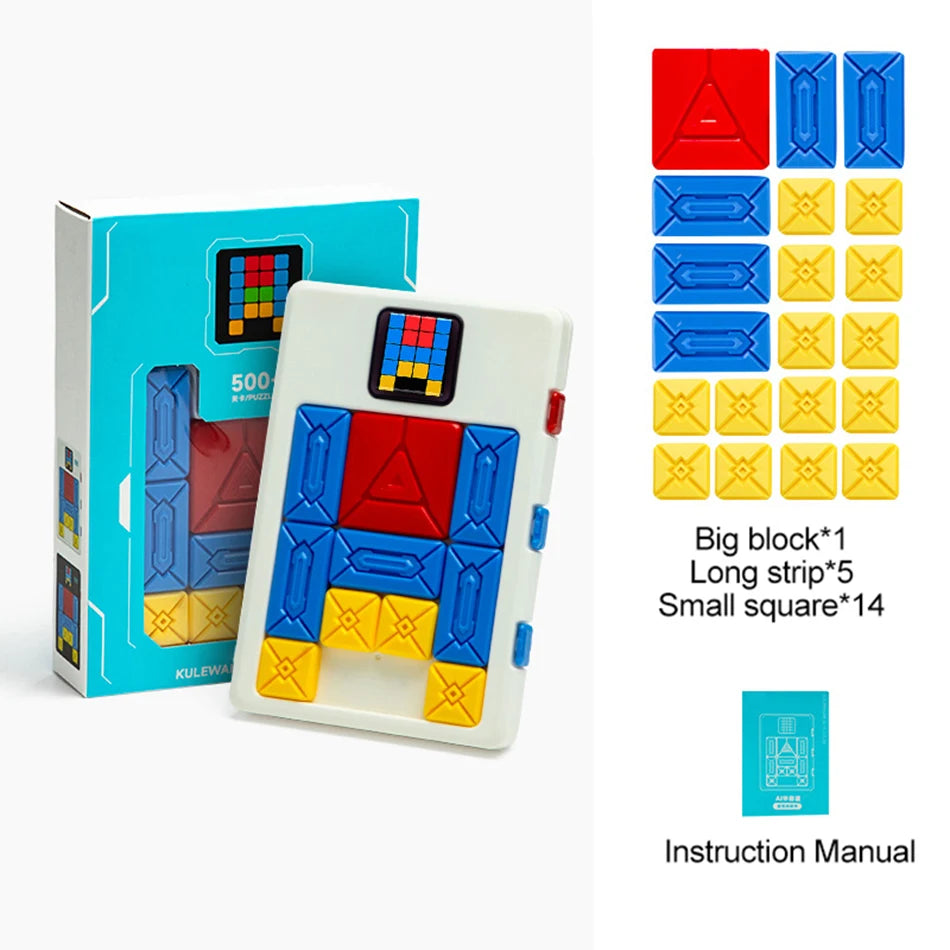 AI Huarong Road Magnetic Suction Block Sliding 500+ Levels Puzzle