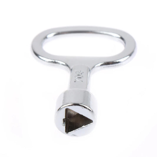 Multifunctional Triangular Key Socket Key Wrench For Electric Cabinets Wrench Panel Lock Metro Train Elevator Door Key Lock Peaceful Pleasures Health and Wellness