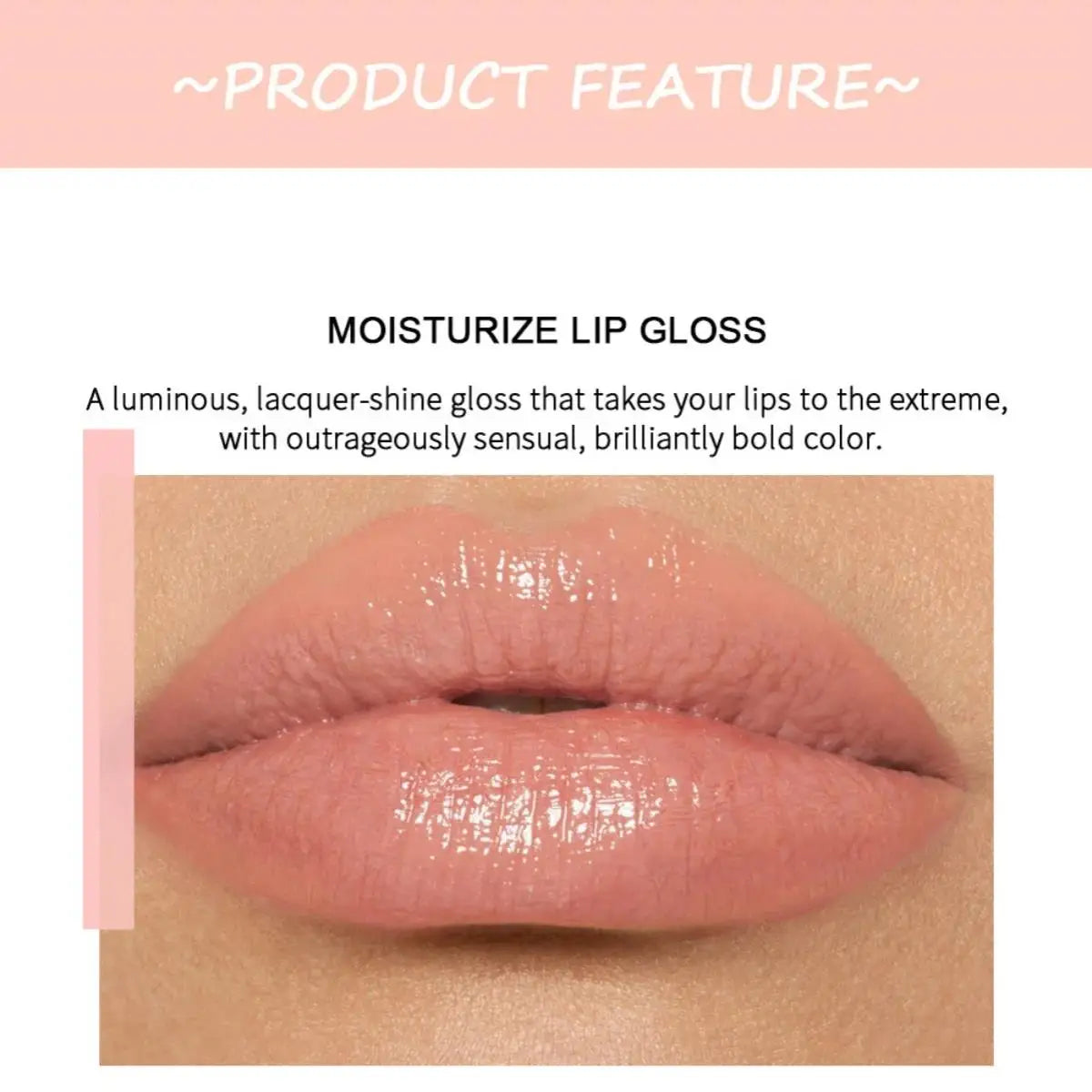 Handaiyan 12-Shade Mirror Lip Gloss – Glossy & Moisturizing