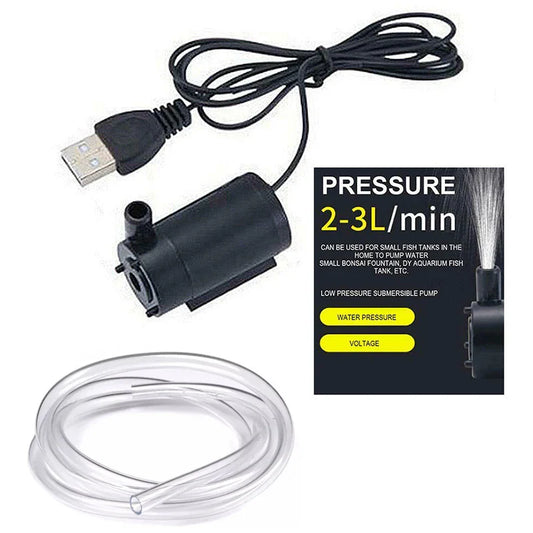 AISITIN Mini USB Submersible Pump – Ultra-Quiet 3V 5V 6V DC Mini Submersible Pump Oasis Select