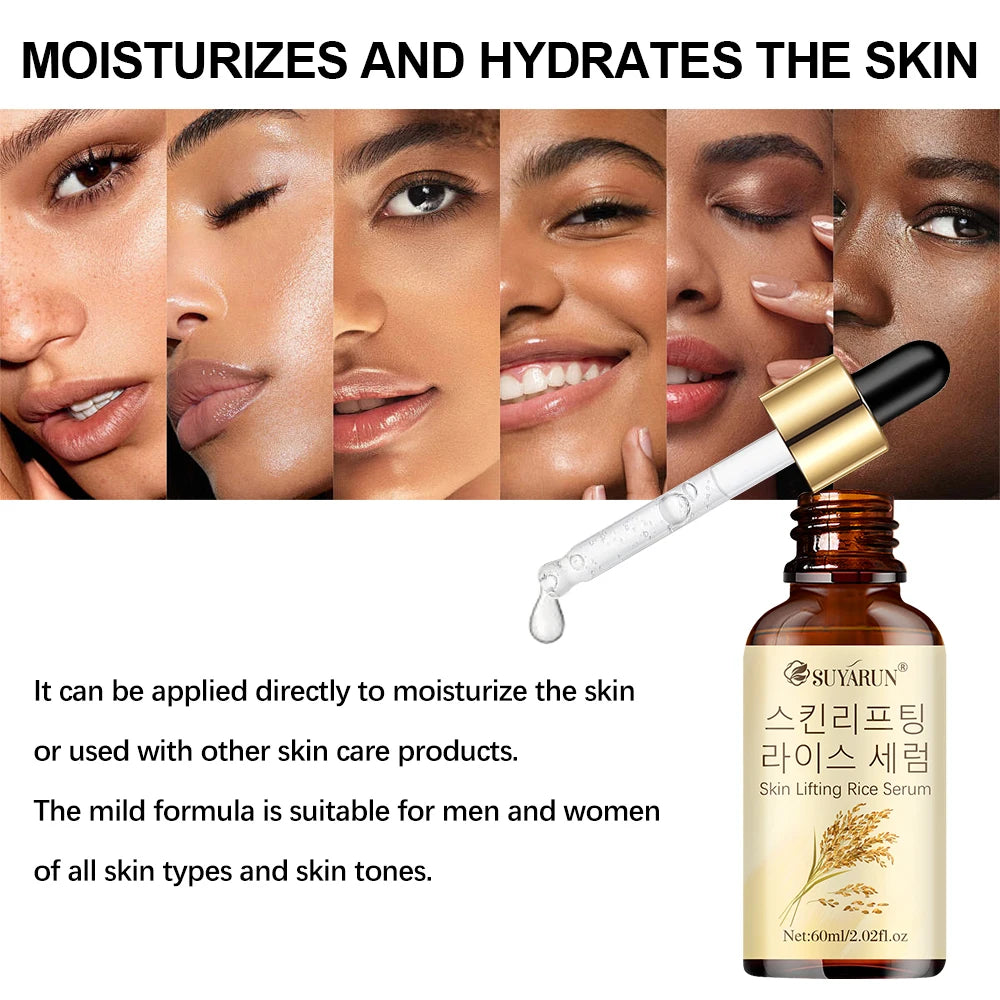SUYARUN Glow Boosting Rice Essence Serum – Brightening Hydrating Facial Treatment with Fermented Extract & Niacinamide. Peaceful Pleasures Health and Wellness