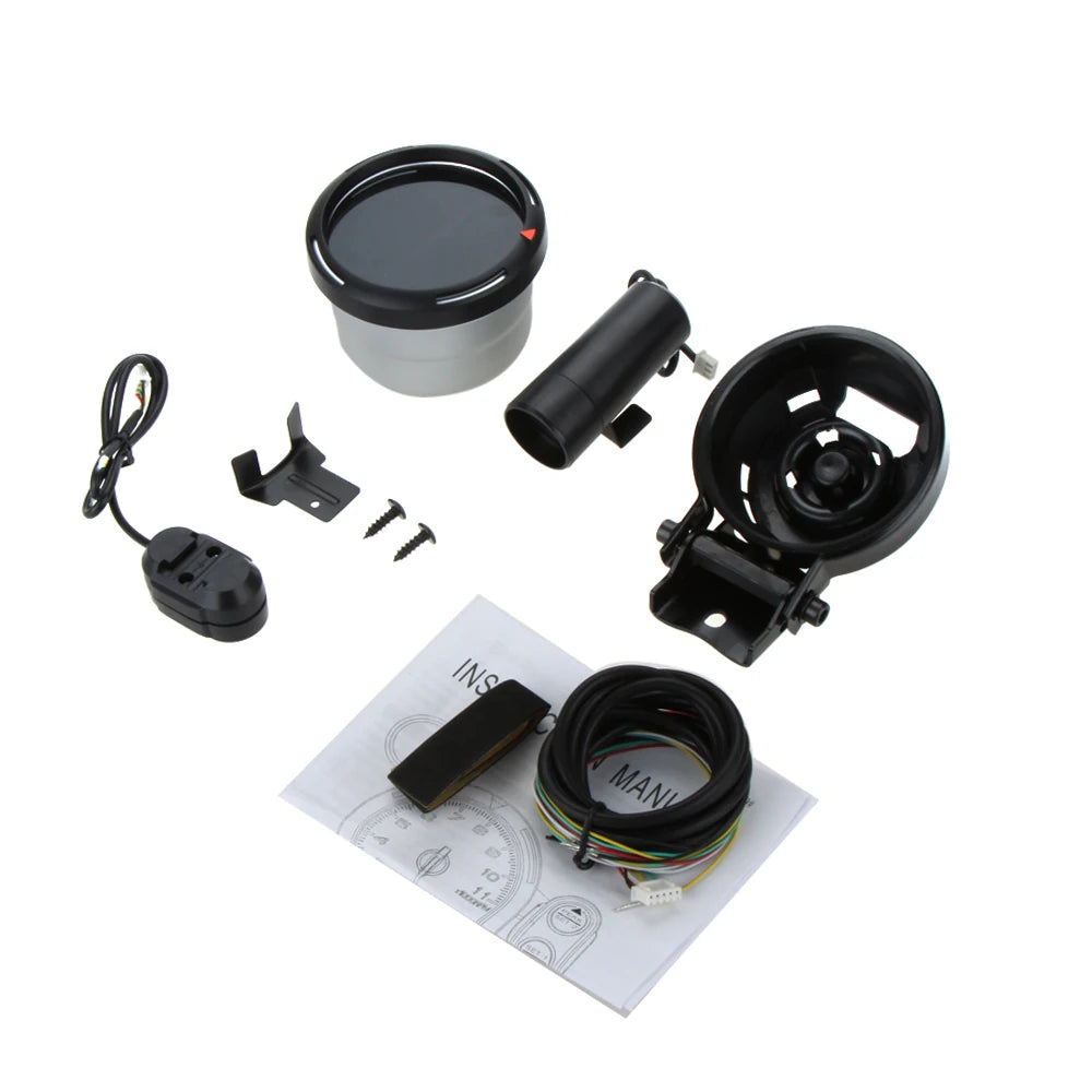 3.5" Blue LED Tachometer Gauge Kit | 0–11,000 RPM Car Gauge