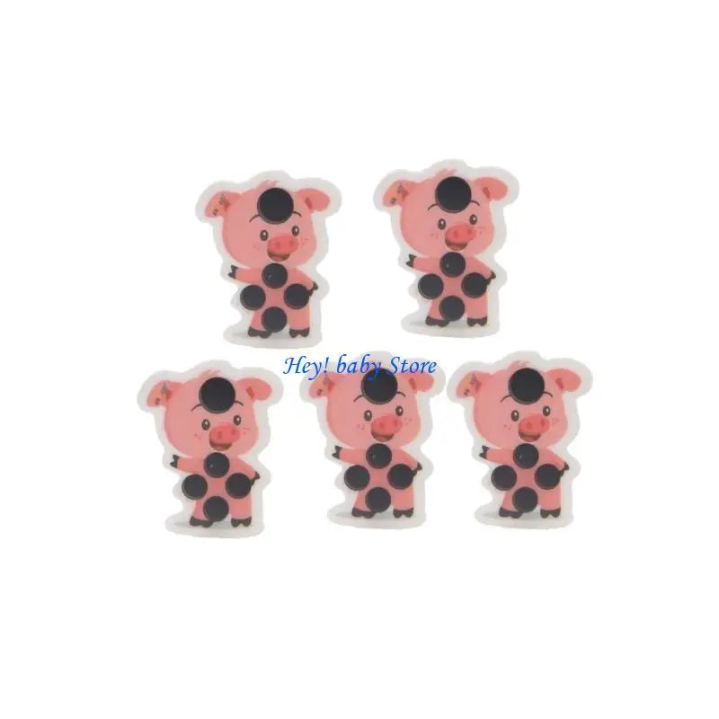 Baby Forehead Thermometer Strips – Cartoon Fever Stickers 5-Pack