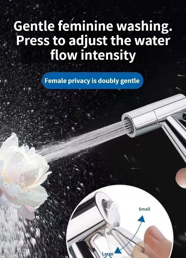 Handheld Bidet Sprayer & Retractable Faucet Hose Extender