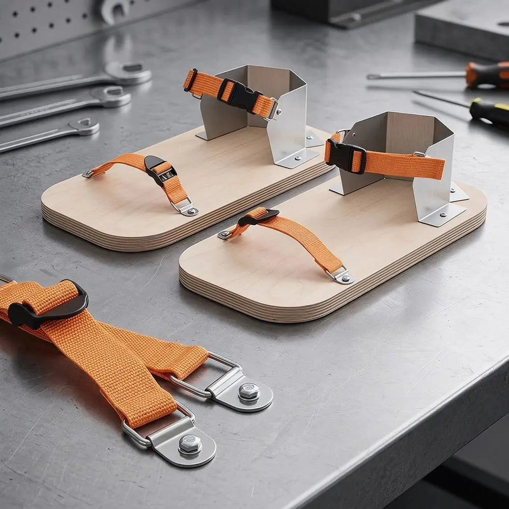 Asphalt Compacting Shoes | Quick-Click Buckle Thermal Barrier