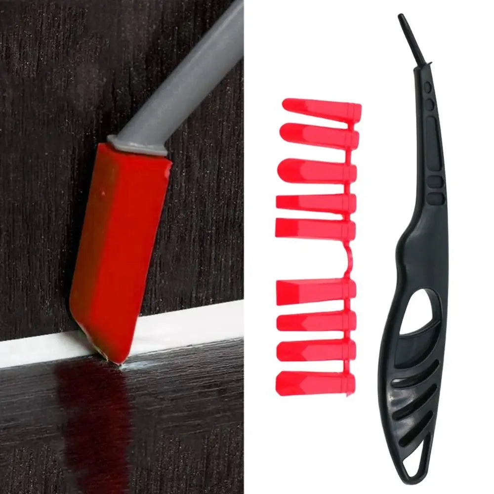 Multi-Angle Caulk Scraper & Sealant Spatula Kit | Tile & Grout