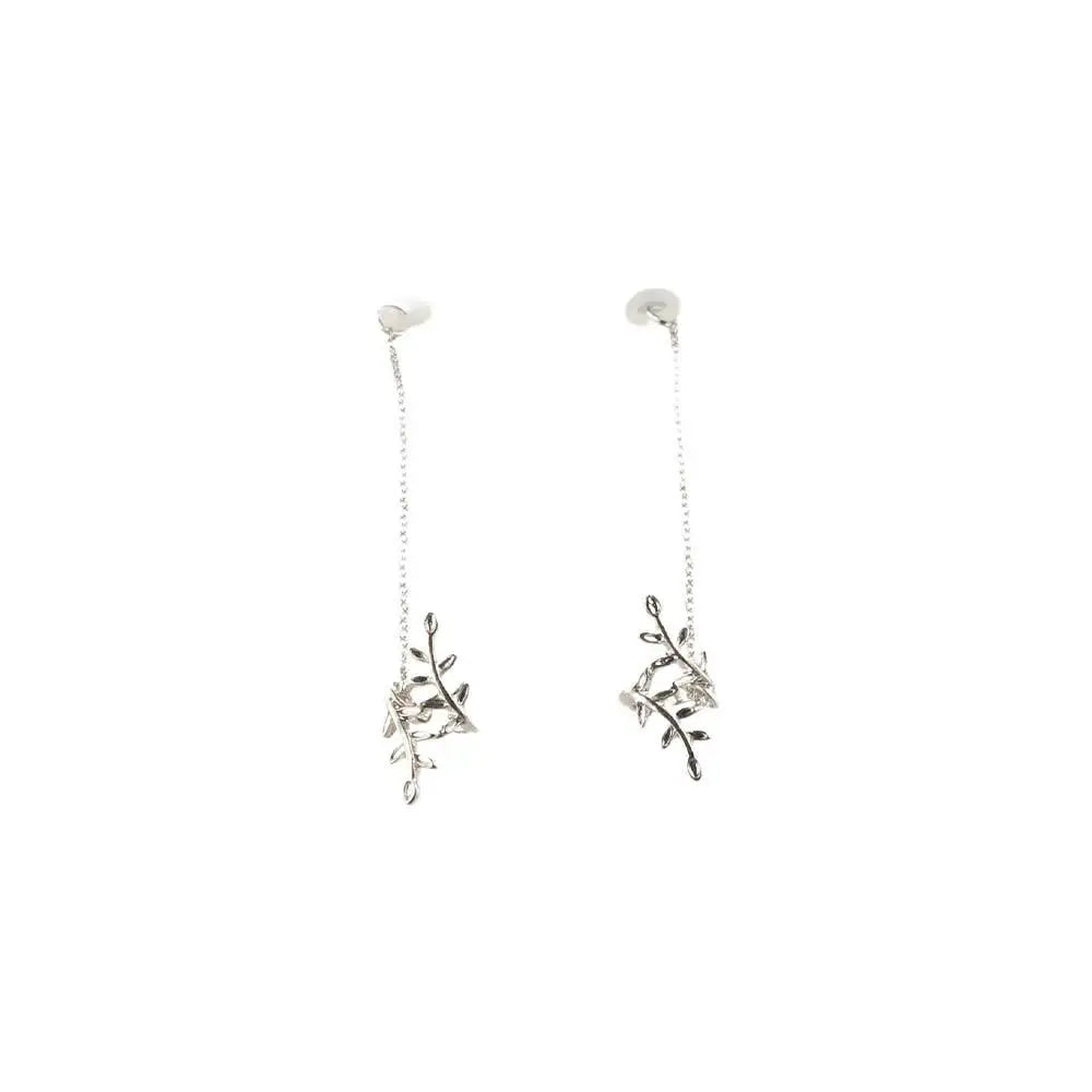 2pcs/pair Leaf Anti-Lost Earphone Clip Hollow Out Ear Decor Bluetooth Earphones Anti-lost Clip Jewelry Ear Clip Headphone Chains Peaceful Pleasures Health and Wellness