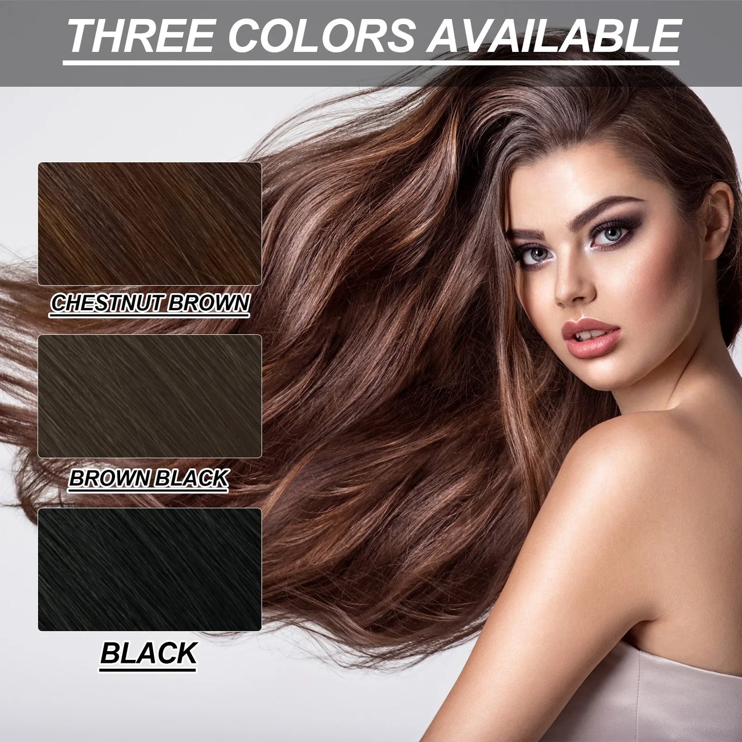 EELHOE Black Fruit Hair Dye Cream with Comb – Gray Coverage