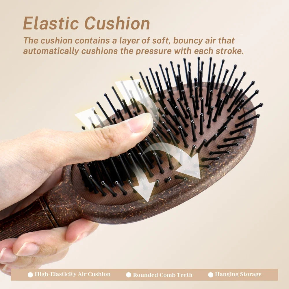 Air Cushion Hair Brush – Anti-Static Detangling Scalp Massage Comb