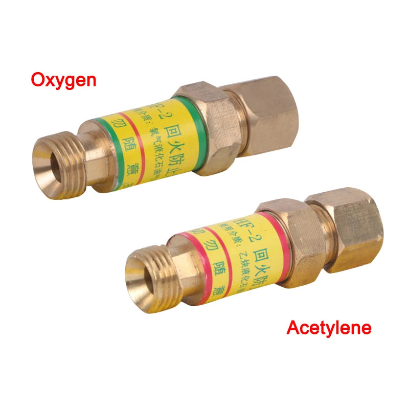 Oxygen Acetylene Check Valves No Influence on the Flame Temperature for Pressures Reducer Cutting Torch Peaceful Pleasures Health and Wellness