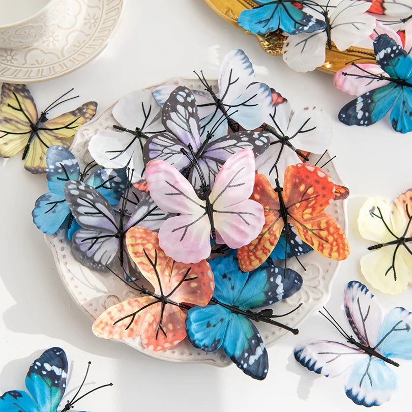 3D Artificial Silk Butterflies – Wedding, Party & DIY Decor