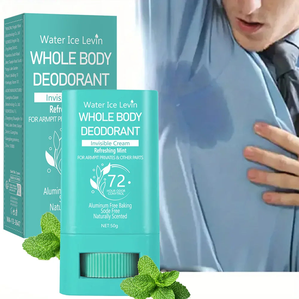Whole Body Invisible Deodorant Cream Stick – Anti-Sweat Unisex