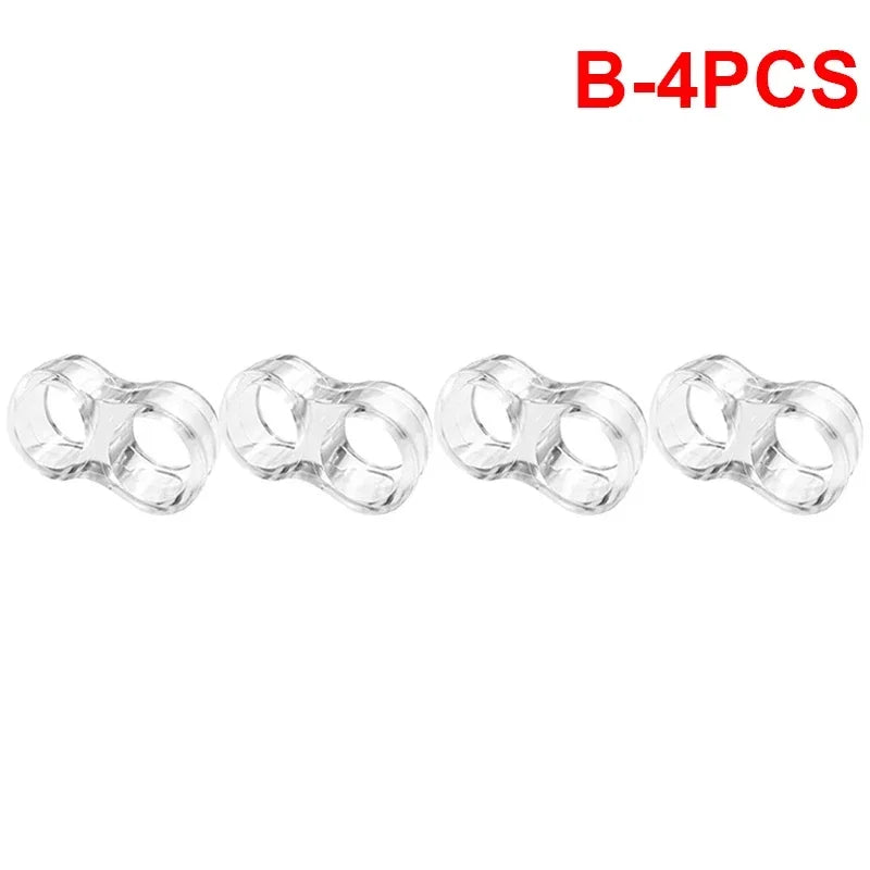Transparent PVC Door Handle Stop Bumper Pads – 1 to 8 Pcs