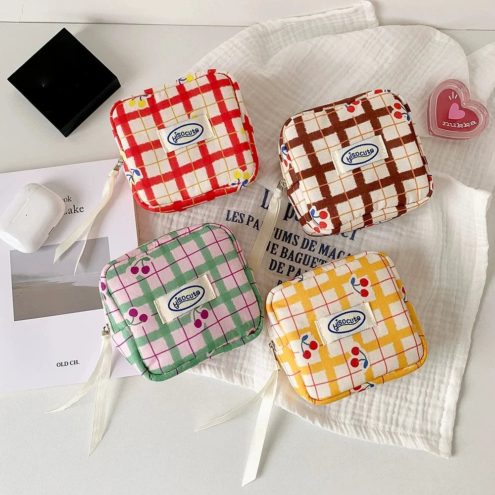 Cute Mini Makeup Bag for Purse | Travel Cosmetic Pouch