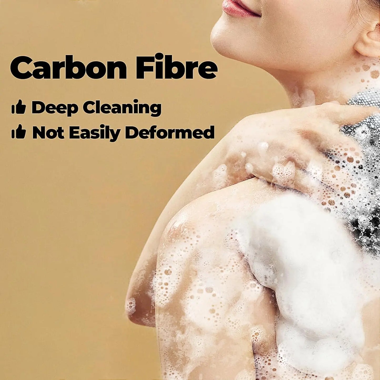 Exfoliating Shower Towel – Extra Long Body Scrubber | Men & Women
