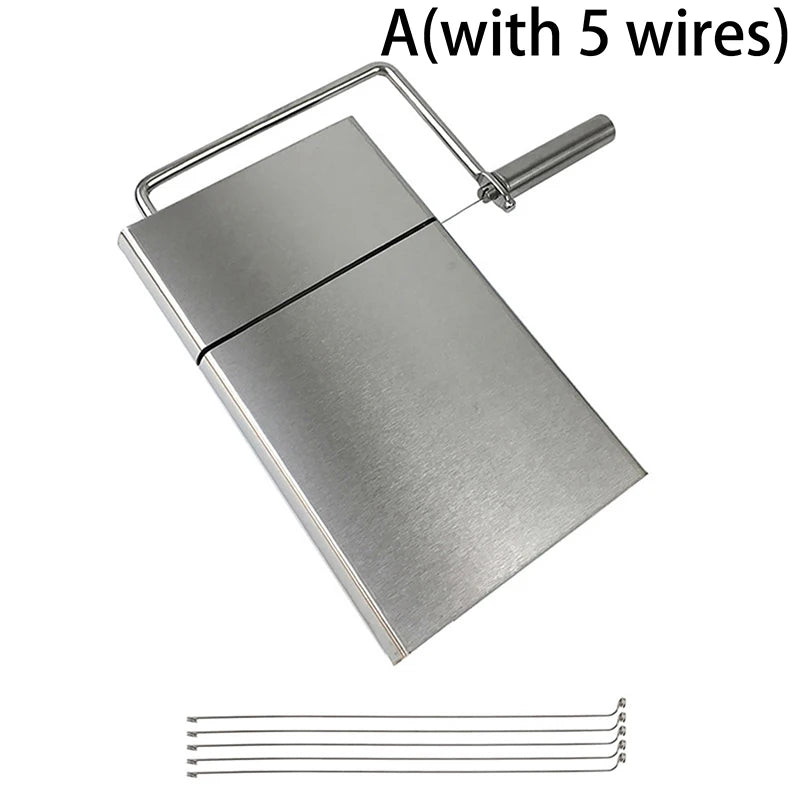 Stainless Steel Cheese Slicer with 5 Replacement Wires | JETTING