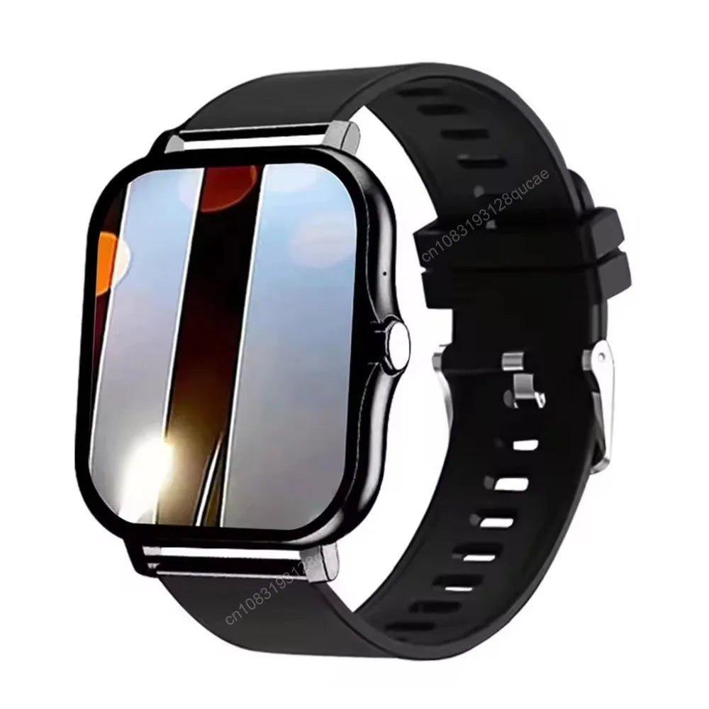 2026 New Smart Watch for Men Women Gift Full Touch Screen Sport Fitness Watch Bluetooth Call Electronics Digital Smartwatch Hw12 Peaceful Pleasures Health and Wellness Black A