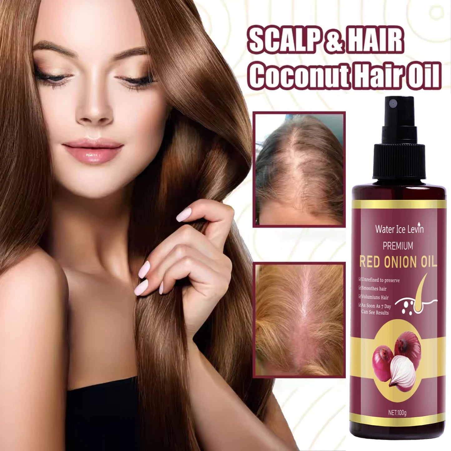 Red Onion Hair Oil – Moisturizing Essence for All Hair Types Hair Care Oil Peaceful Pleasures Health and Wellness