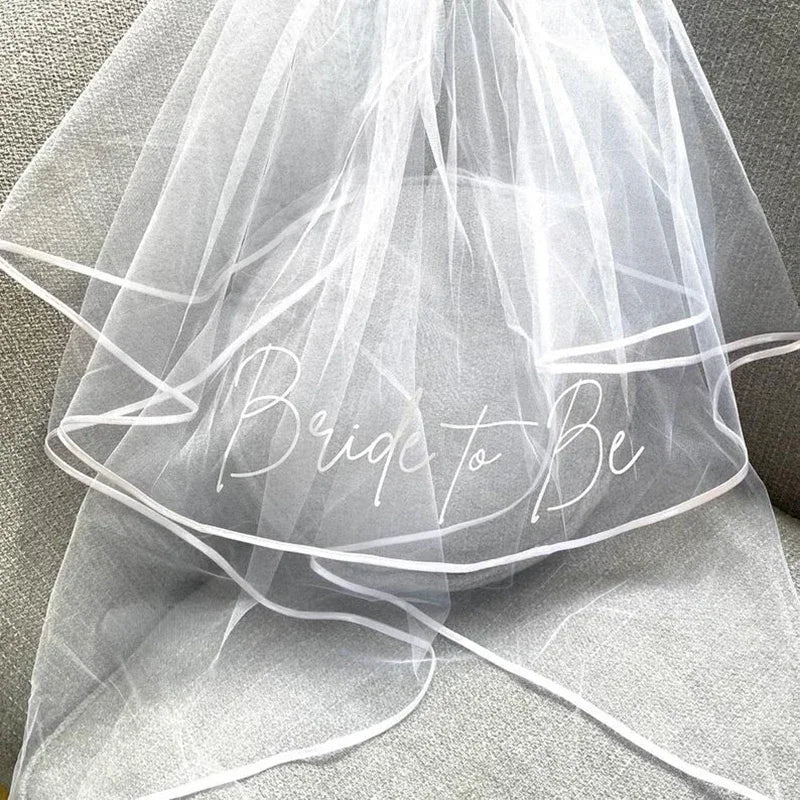 Bride to Be Veil – Bachelorette Hen Party Bridal Shower Prop