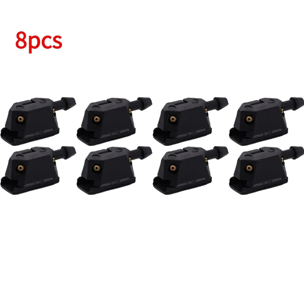 Universal Car Wiper Blade Washer Nozzles for Improved Efficiency Peaceful Pleasures Health and Wellness 8pcs