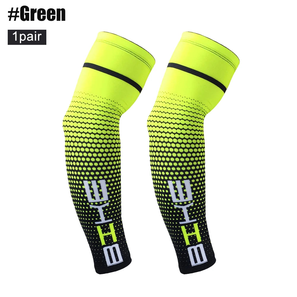 1Pair UV Block Cooling Arm Sleeves for Men & Women, Comfortable Sun Protection Arm Cover for Cycling, Hiking & Daily Wear Peaceful Pleasures Health and Wellness Green-1Pair XXL