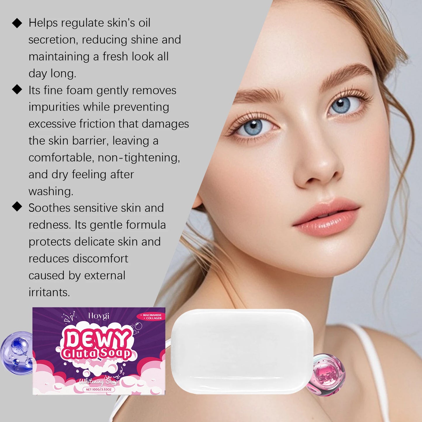 Tea Tree Oil & Glutathione Facial Soap – Oil Control & Brightening