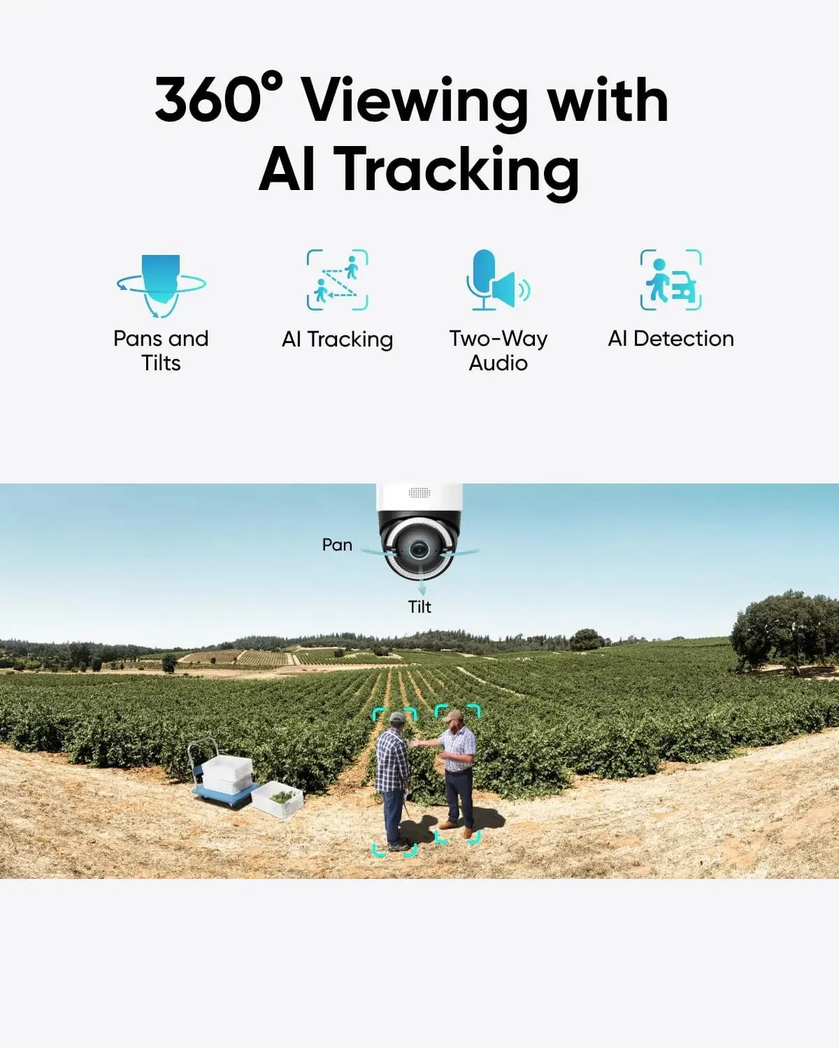 4G LTE Solar Security Camera with 4K, AI Tracking, Pan & Tilt, SIM Card & SD Card Included Peaceful Pleasures Health and Wellness