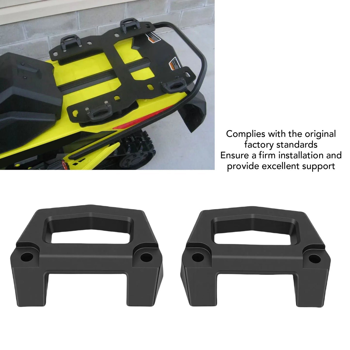 Ski-Doo Snowmobile Luggage Rack Base Kit OEM 860201806 – 2pc