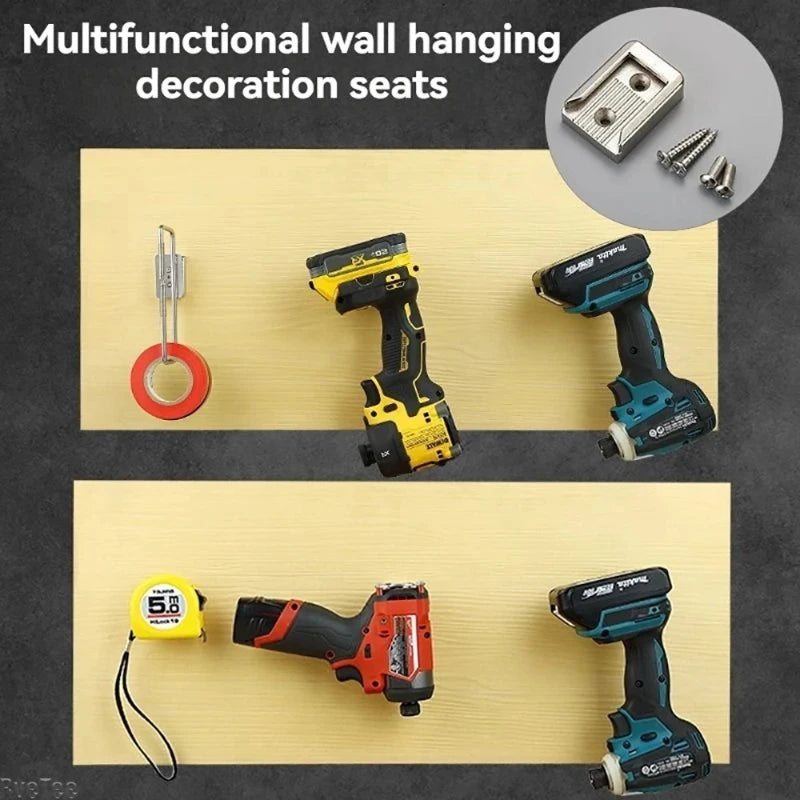 Quick-Release Tool Belt Buckle for Drills, Wrenches & Tape Measures