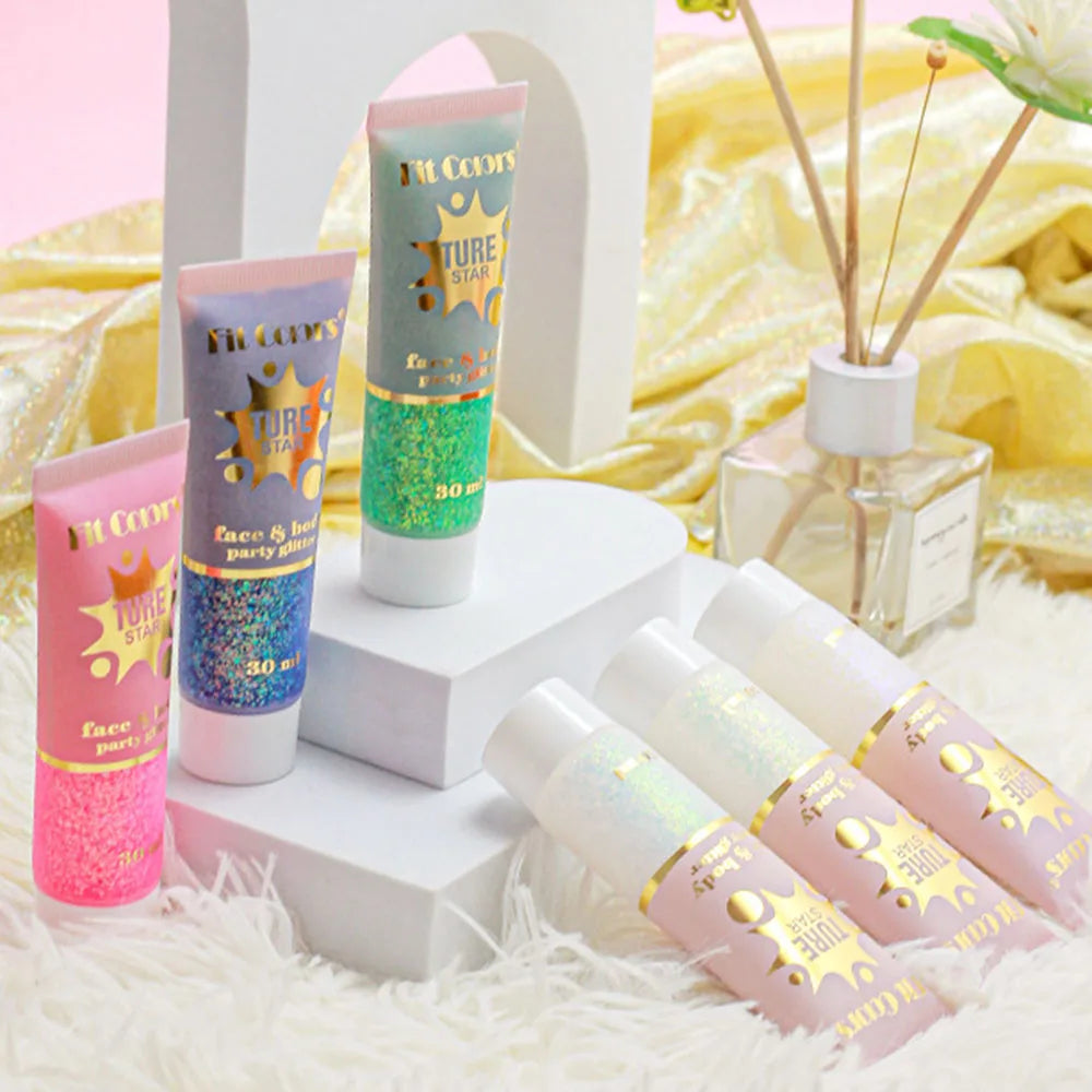 Chameleon Glitter Gel for Face, Body & Hair | Fit Colors