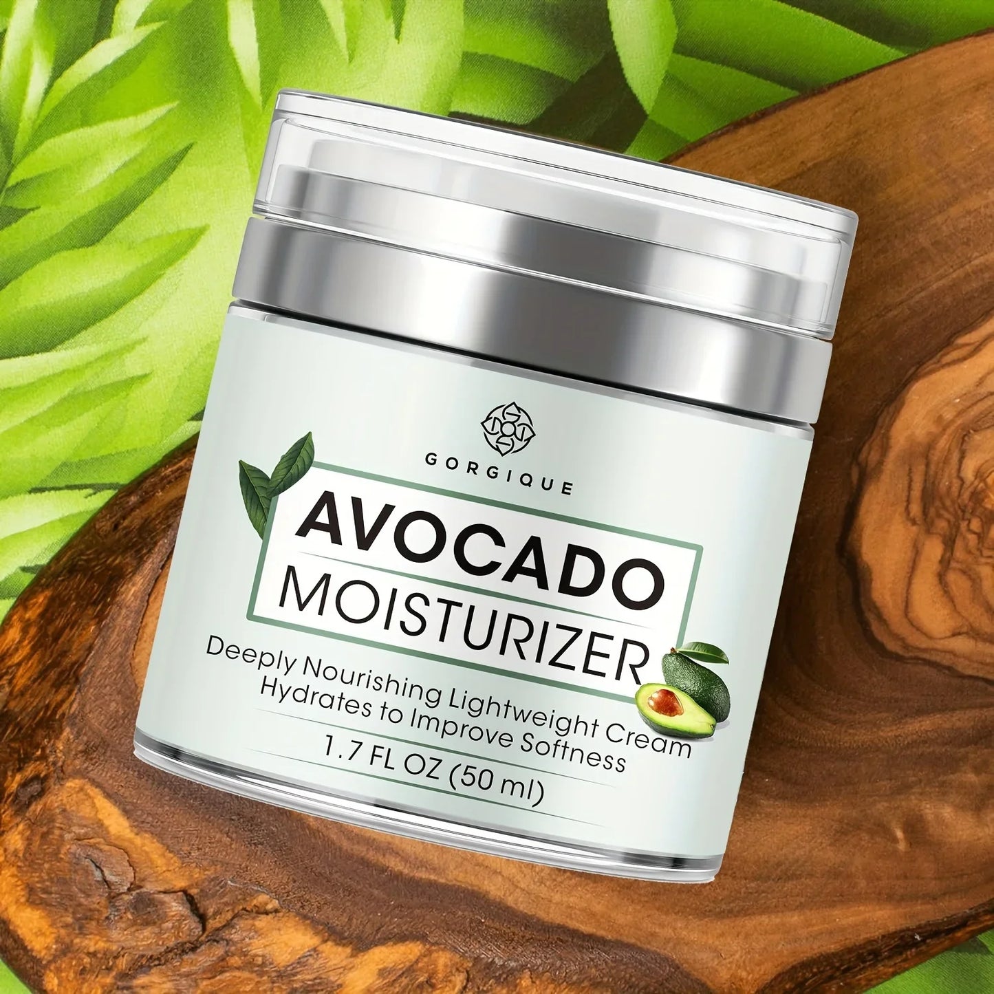 GORGIQUE Avocado Glow Moisturizer – Face, Neck & Décolleté