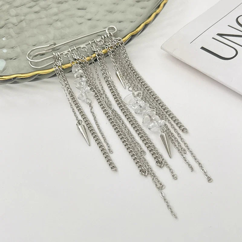 Detachable Tassel Brooch Waist Buckle & Clothes Pin Clasp Decorative Brooch Clasp Peaceful Pleasures Health and Wellness