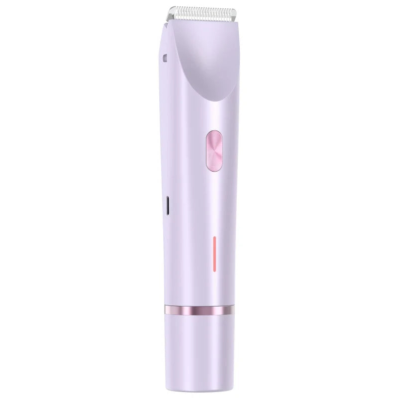 Waterproof and painless dual-function female electric shaving kit for hair removal - women's body hair trimmer Peaceful Pleasures Health and Wellness