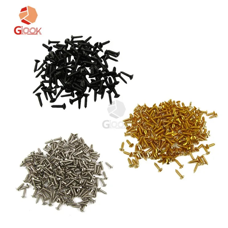 Electric Guitar Accessories Guard Screws 3 12-gold Silver Black