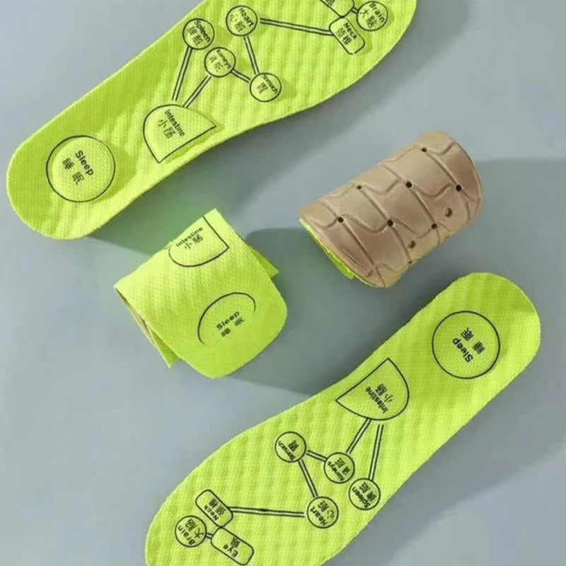 Acupressure Shoe Insoles – Soft, Breathable & Odor-Control