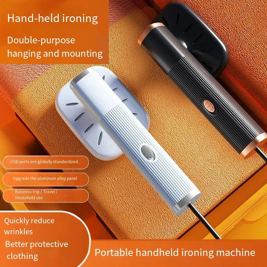 HOMEFISH Handheld Garment Steamer 360° USB Powered Fabric Steamer Handheld Garment Steamer Peaceful Pleasures Health and Wellness
