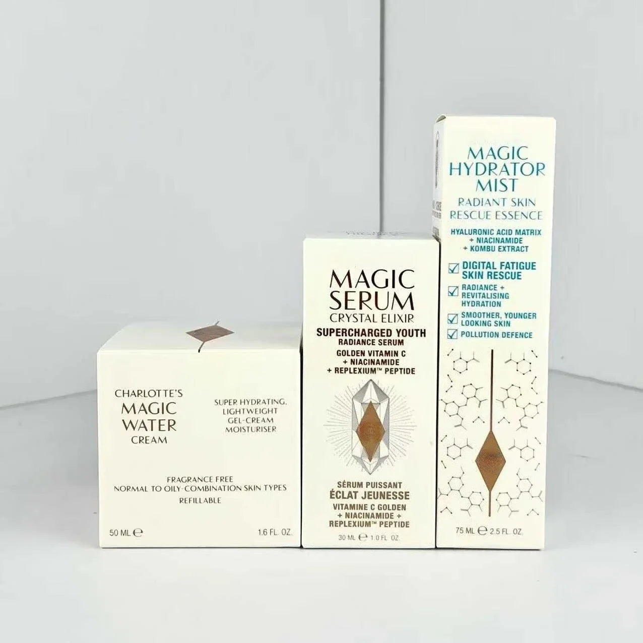Magic Skincare Set: Face Cream, Serum & Mist for Radiant Skin